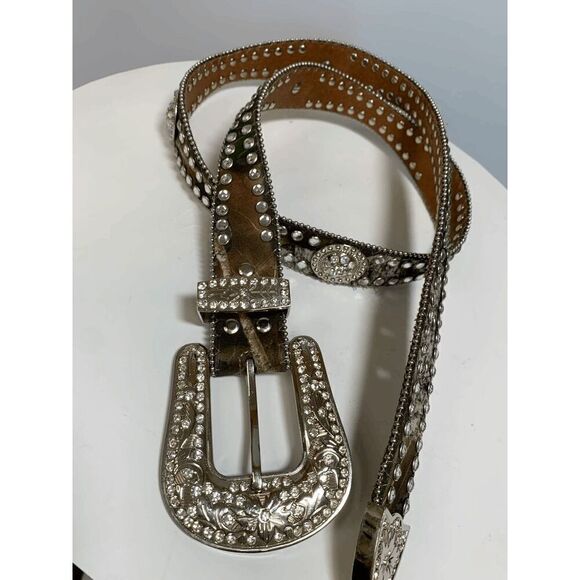Blazin Roxx Green Camo Jeweled Western Belt main image 10